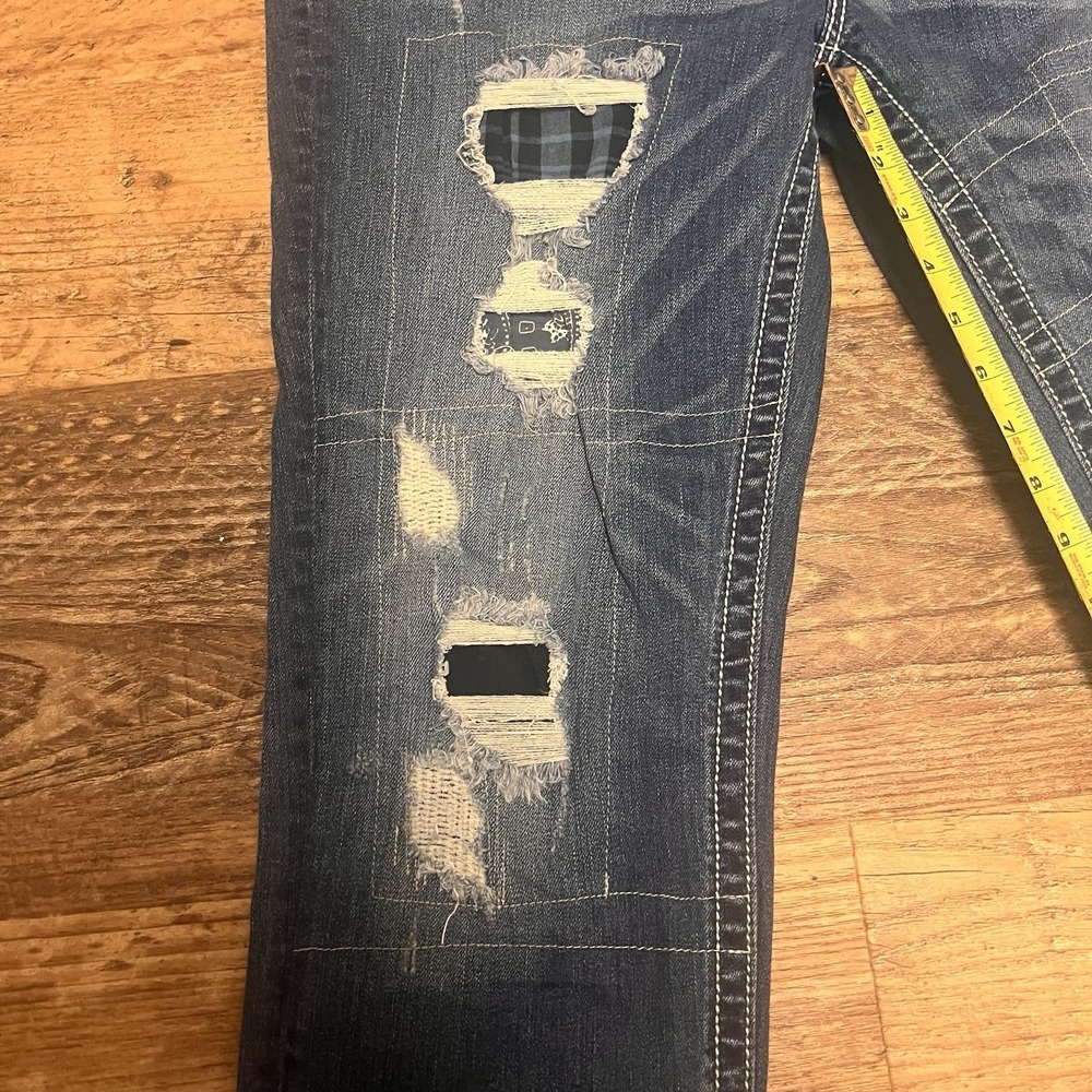 Miss Me Distressed Boyfriend Ankle Size 30 Stretchy Comfy Stylish Date Night - Picture 4 of 16